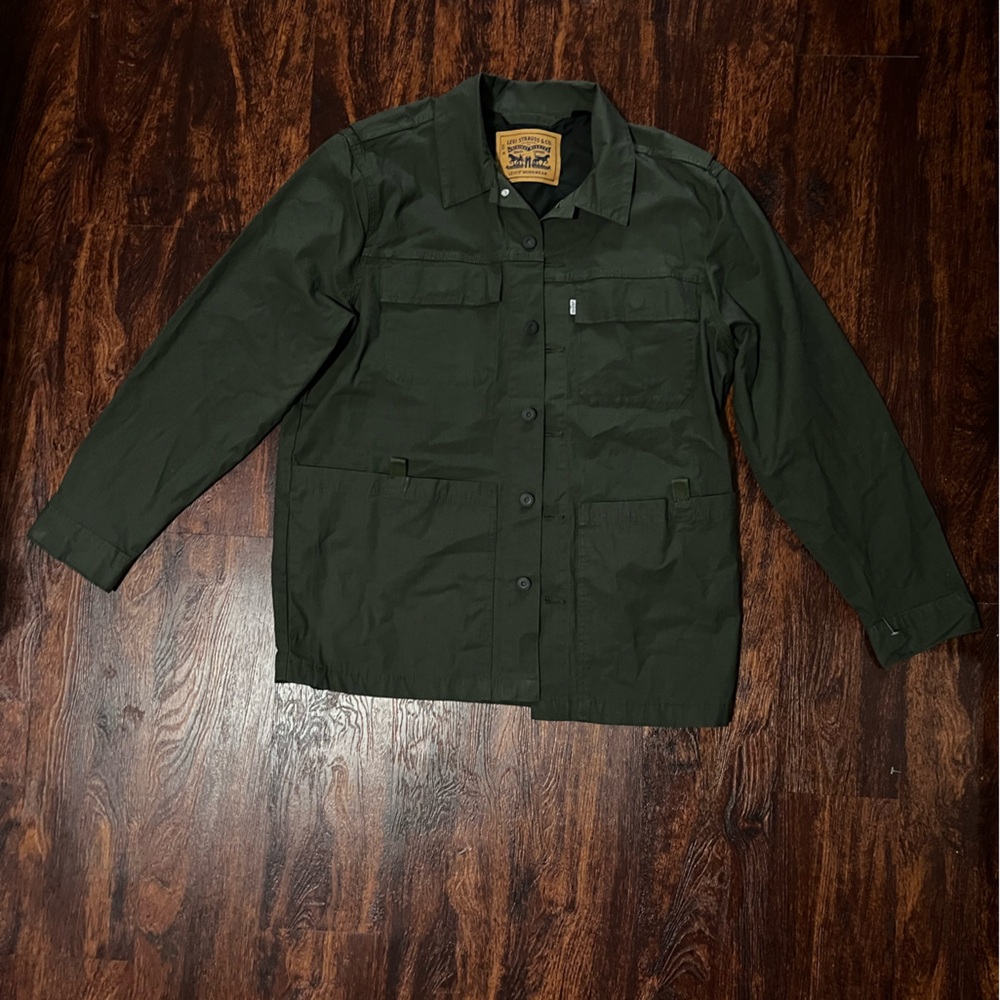 Levi’s jacket 4 pocket olive green size M